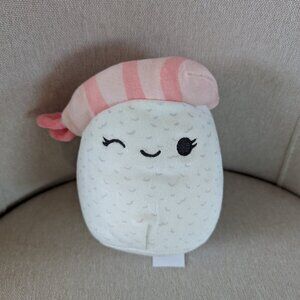 Kellytoy‎ Mini Keina the Shrimp Sushi Squishmallow 5" Plush Stuffed Toy